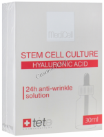 Tete Cosmeceutical 24h anti-wrinkle solution (Комплекс против морщин для лица и шеи 24-ч действия), 30 мл - 