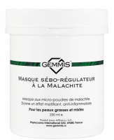 Gemmis Masque sebo-regulateur a la Malachite (Малахитовая маска себорегулирующая), 250 мл - 