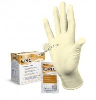 Перчатки Epic SO PF латексные хирургические стерильные, желтый, 1 пара - 