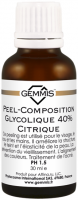 Gemmis Peel-Composition Glycolique 40% Сitrique (Гликолево-лимонная пил-композиция 40%), 30 мл - 