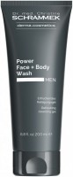 Dr.Schrammek Power Face + Body Wash Men (Освежающий и очищающий гель для лица и тела), 200 мл - 