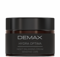 Demax Hydra Optima Night Balancing Cream Sensitive Care (Восстанавливающий ночной крем «Гидра оптима»), 50 мл - 