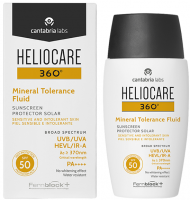 Cantabria Labs Heliocare 360 Mineral Tolerance Fluid Sunscreen SPF 50 (Солнцезащитный минеральный флюид с SPF 50 для чувствительной кожи), 50 мл - купить, цена со скидкой