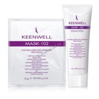Keenwell Mask-102 masсarilla purificante astringente pieles grasas (Очищающая маска для жирной кожи), гель 125 мл. + порошок 25 гр.  - 