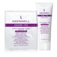 Keenwell Mask-103 mascarilla reparadora - nutritiva pieles secas (Регенерирующая питательная маска для сухой кожи с экстрактом икры), гель 125 мл + порошок 25 гр. - 