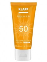 Klapp Immun Sun Body Protection Cream SPF50 (Солнцезащитный крем для лица SPF50), 50 мл - купить, цена со скидкой