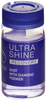 Lendan Ultra Shine Shot with Diamond Powder (Концентрат ультра-блеск с алмазной пудрой), 6 шт x 10 мл - 