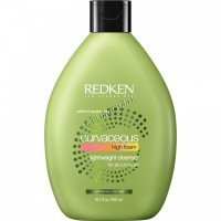 Redken Curvaceous High foam shampoo (Шампунь с высокой степенью пенности), 300 мл - 