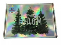 Подарочная коробка «Новогодний лес» (30,5&#215;22&#215;9,5 см) - купить, цена со скидкой