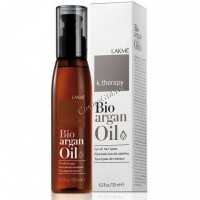 Lakme K.Therapy Bio-Argan Oil (Аргановое масло для увлажнения и ухода за волосами), 125 мл - 