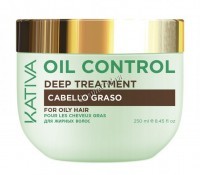Kativa Oil Control Deep treatment (Маска «Контроль» интенсивный уход для жирных волос), 250 мл - 
