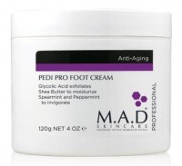 M.A.D Skincare Pedi Pro Foot Cream (Активный питательный и смягчающий крем для ног), 120 г - купить, цена со скидкой